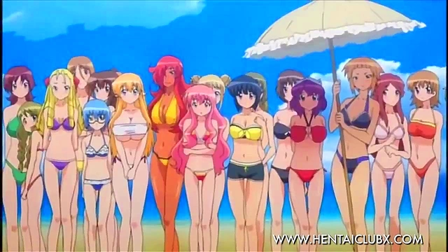 Sexy Anime Girls in Bikinis Go Wild for Ecchi Fun & Naughty Adventures