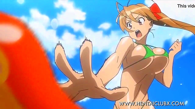 Sexy Anime Girls in Bikinis Go Wild for Ecchi Fun & Naughty Adventures