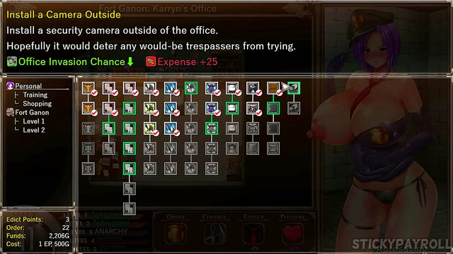 Busty Anime Cop Gets Fucked Hard In Karryn's Prison Hentai Game