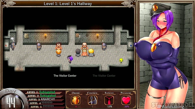 Busty Anime Cop Gets Fucked Hard In Karryn's Prison Hentai Game