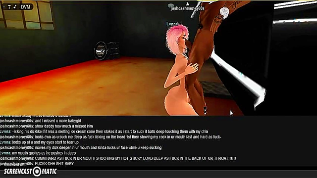 Lvnna DMV Gives Seductive Head In 3D Anime Porn Game(IMVU)