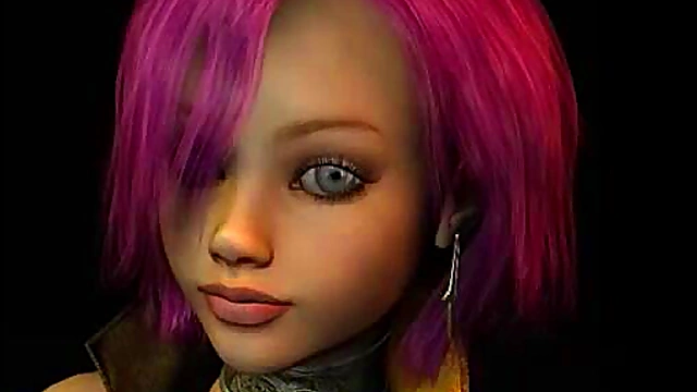 3D Hentai Stripper With Big Tits Teases In Tiny Pink Panties & Blows Hard-Core