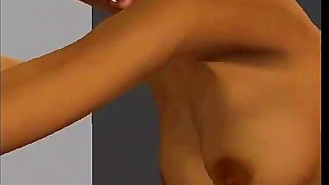 3D Hentai Stripper With Big Tits Teases In Tiny Pink Panties & Blows Hard-Core