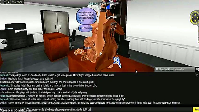 Horny IMVU Anime Girls Engage in Steamy 3D Porn 3-Way Action