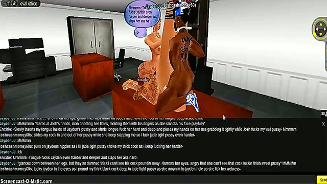 Horny IMVU Anime Girls Engage in Steamy 3D Porn 3-Way Action