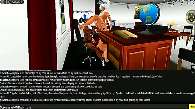 Horny IMVU Anime Girls Engage in Steamy 3D Porn 3-Way Action