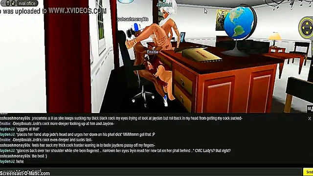 Horny IMVU Anime Girls Engage in Steamy 3D Porn 3-Way Action