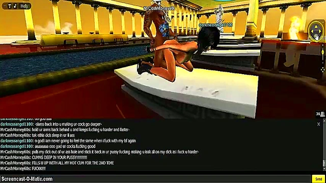 3D Cartoon Angel Seduces You In Hot IMVU Game Session