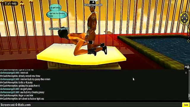 3D Cartoon Angel Seduces You In Hot IMVU Game Session