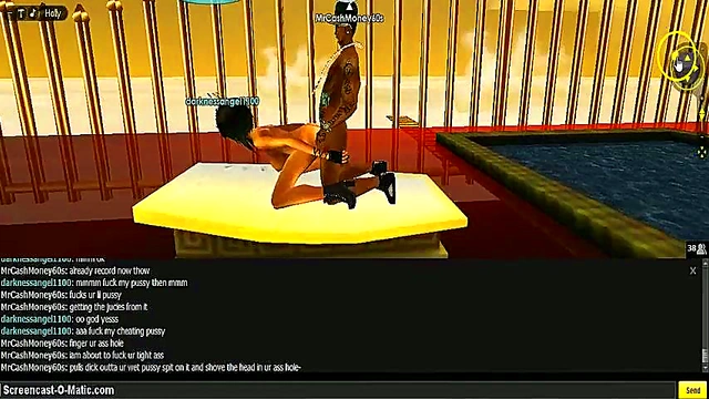 3D Cartoon Angel Seduces You In Hot IMVU Game Session