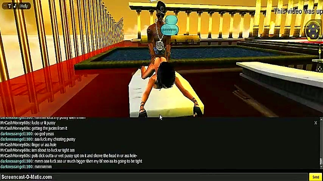 3D Cartoon Angel Seduces You In Hot IMVU Game Session