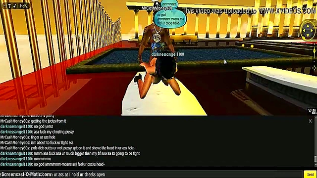 3D Cartoon Angel Seduces You In Hot IMVU Game Session