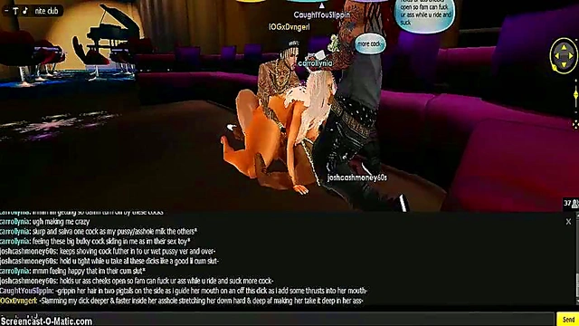 3D Anime Gang Bang – CMC Crew Pounds IMVU Game Chick Hard