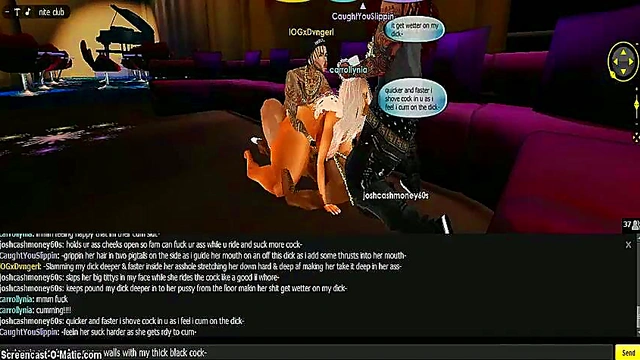 3D Anime Gang Bang – CMC Crew Pounds IMVU Game Chick Hard