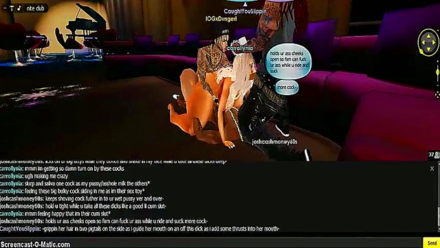 3D Anime Gang Bang – CMC Crew Pounds IMVU Game Chick Hard