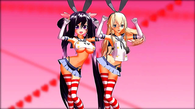 3D MMD Hentai Babe Grooves Seductively To The Beat