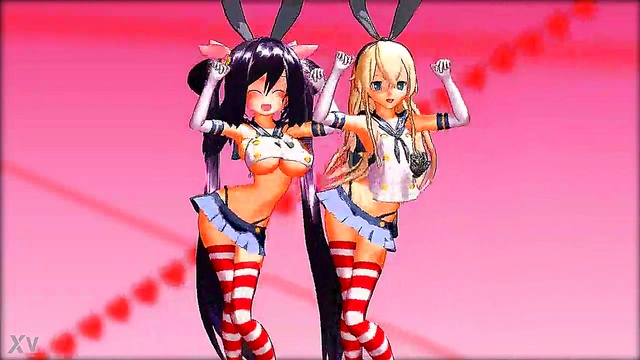 3D MMD Hentai Babe Grooves Seductively To The Beat