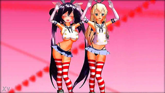 3D MMD Hentai Babe Grooves Seductively To The Beat