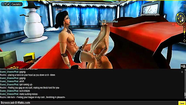 Chaee and Ruz X-Mas 3D Anime Porn Adventure