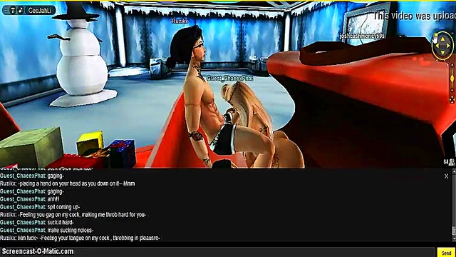 Chaee and Ruz X-Mas 3D Anime Porn Adventure