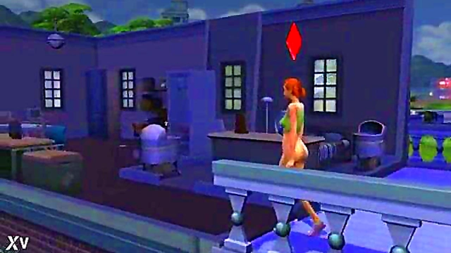 Anime Sims Hot Action – Sexy Couple Gets Wild In Just 2 Minutes