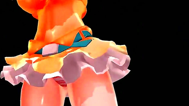 Sexy MMD Gumi Gives Ecchi Service & Hot Anime Action