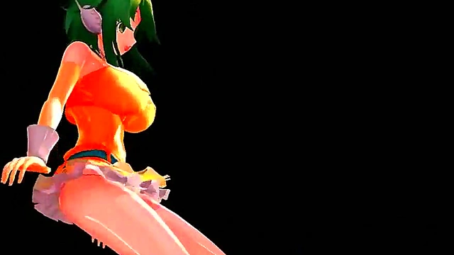 Sexy MMD Gumi Gives Ecchi Service & Hot Anime Action
