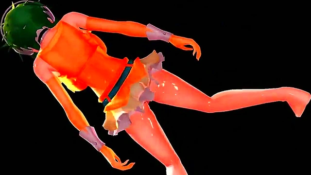 Sexy MMD Gumi Gives Ecchi Service & Hot Anime Action