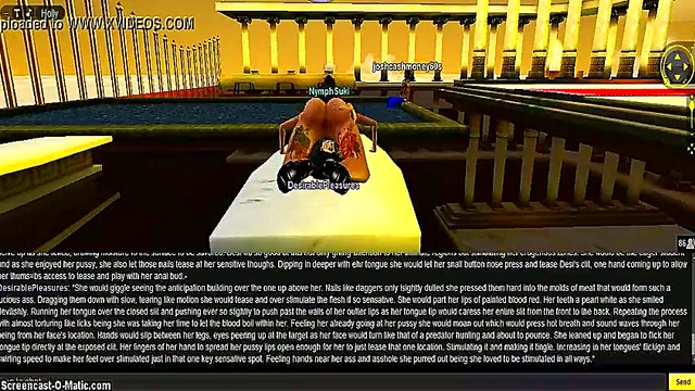 Nymph Seduces in 3D Anime Game for Intense DP Action