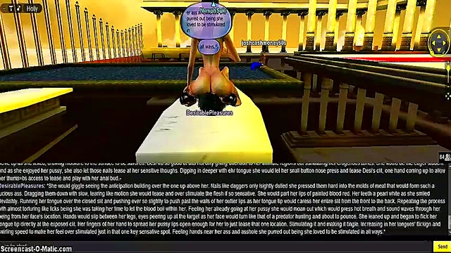 Nymph Seduces in 3D Anime Game for Intense DP Action