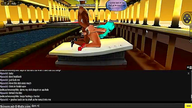 Cute Cartoon Cici Gets Fucked Anal in 3D Game Animation