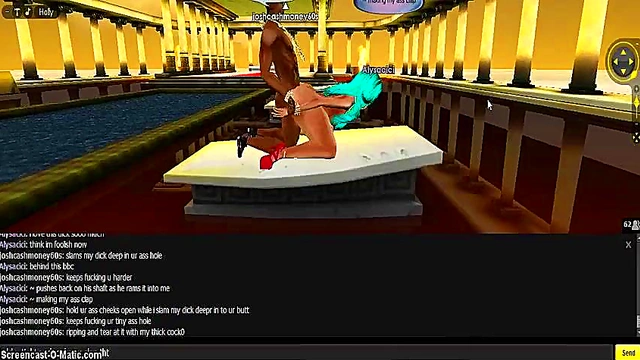 Cute Cartoon Cici Gets Fucked Anal in 3D Game Animation