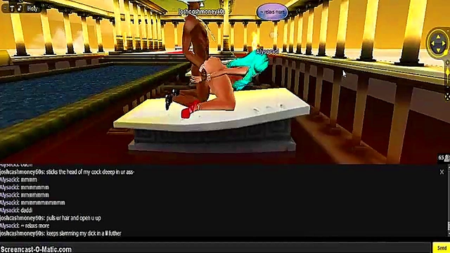 Cute Cartoon Cici Gets Fucked Anal in 3D Game Animation