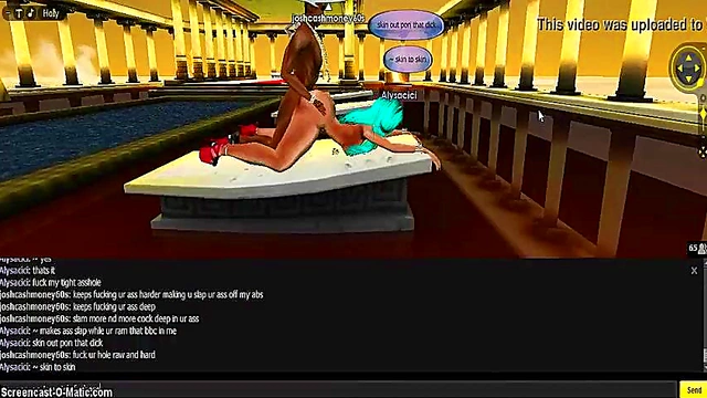 Cute Cartoon Cici Gets Fucked Anal in 3D Game Animation