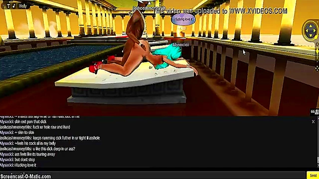 Cute Cartoon Cici Gets Fucked Anal in 3D Game Animation