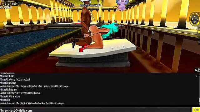 Cute Cartoon Cici Gets Fucked Anal in 3D Game Animation