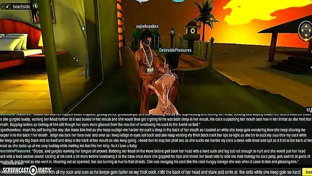 3D Hentai Beach Bang – Anime Chick Gets DP Action & Facial Fun