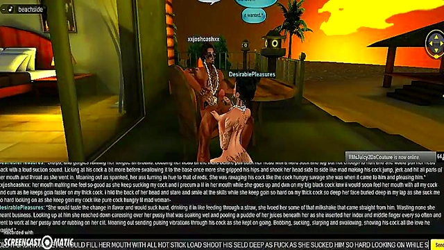 3D Hentai Beach Bang – Anime Chick Gets DP Action & Facial Fun