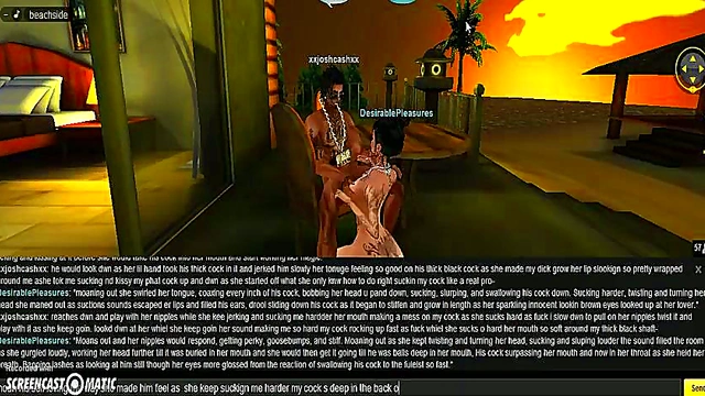 3D Hentai Beach Bang – Anime Chick Gets DP Action & Facial Fun