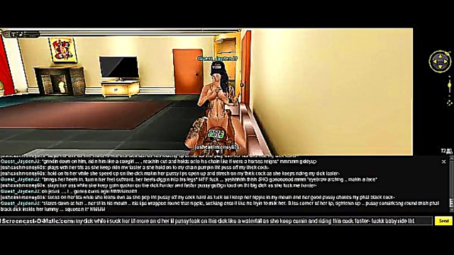 3D Hentai Couple Gets Wild in Hotel Room for Intense Game Play Session