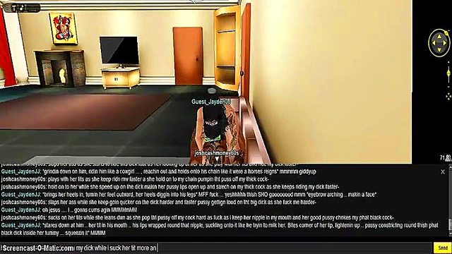 3D Hentai Couple Gets Wild in Hotel Room for Intense Game Play Session