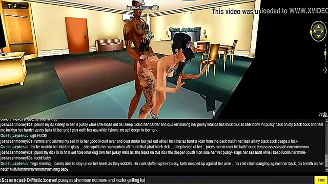 3D Hentai Couple Gets Wild in Hotel Room for Intense Game Play Session