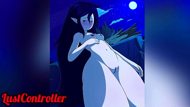 Horny Marceline from Adventure Time Slides into Lustful Nintendo Kisses Compilation