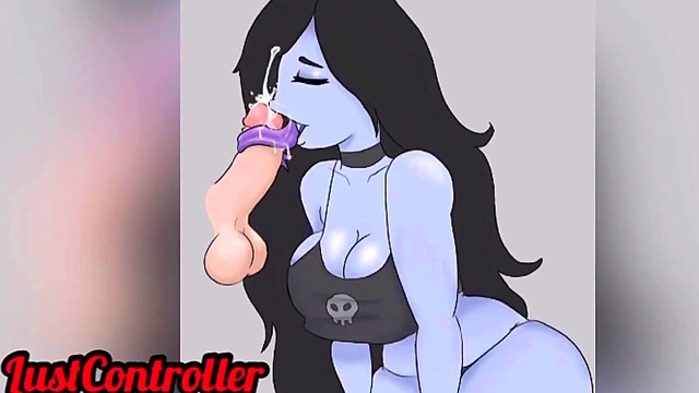 Horny Marceline from Adventure Time Slides into Lustful Nintendo Kisses Compilation