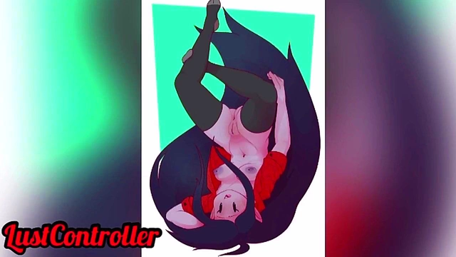 Horny Marceline from Adventure Time Slides into Lustful Nintendo Kisses Compilation