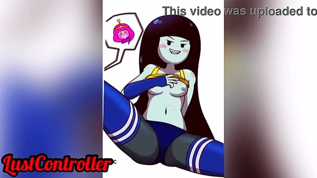 Horny Marceline from Adventure Time Slides into Lustful Nintendo Kisses Compilation