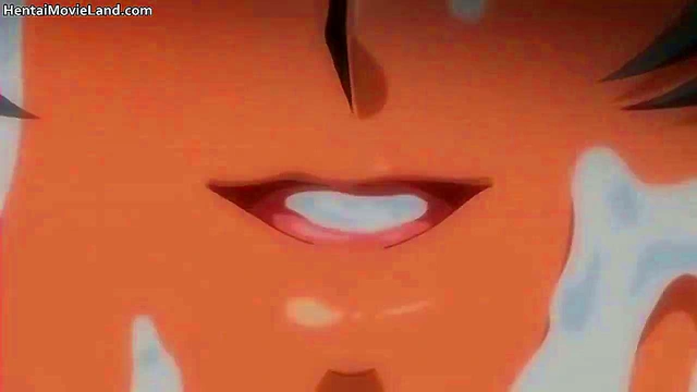 Busty Anime Teen Seduces in Swimsuit for Jizz-Filled Fantasy Scene