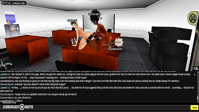 Cosmic 3D Hentai 3-Sum Adventure With Game IMVU Characters