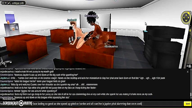 Cosmic 3D Hentai 3-Sum Adventure With Game IMVU Characters