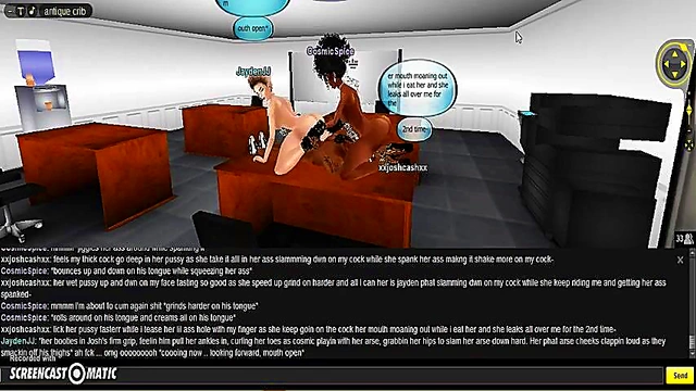 Cosmic 3D Hentai 3-Sum Adventure With Game IMVU Characters